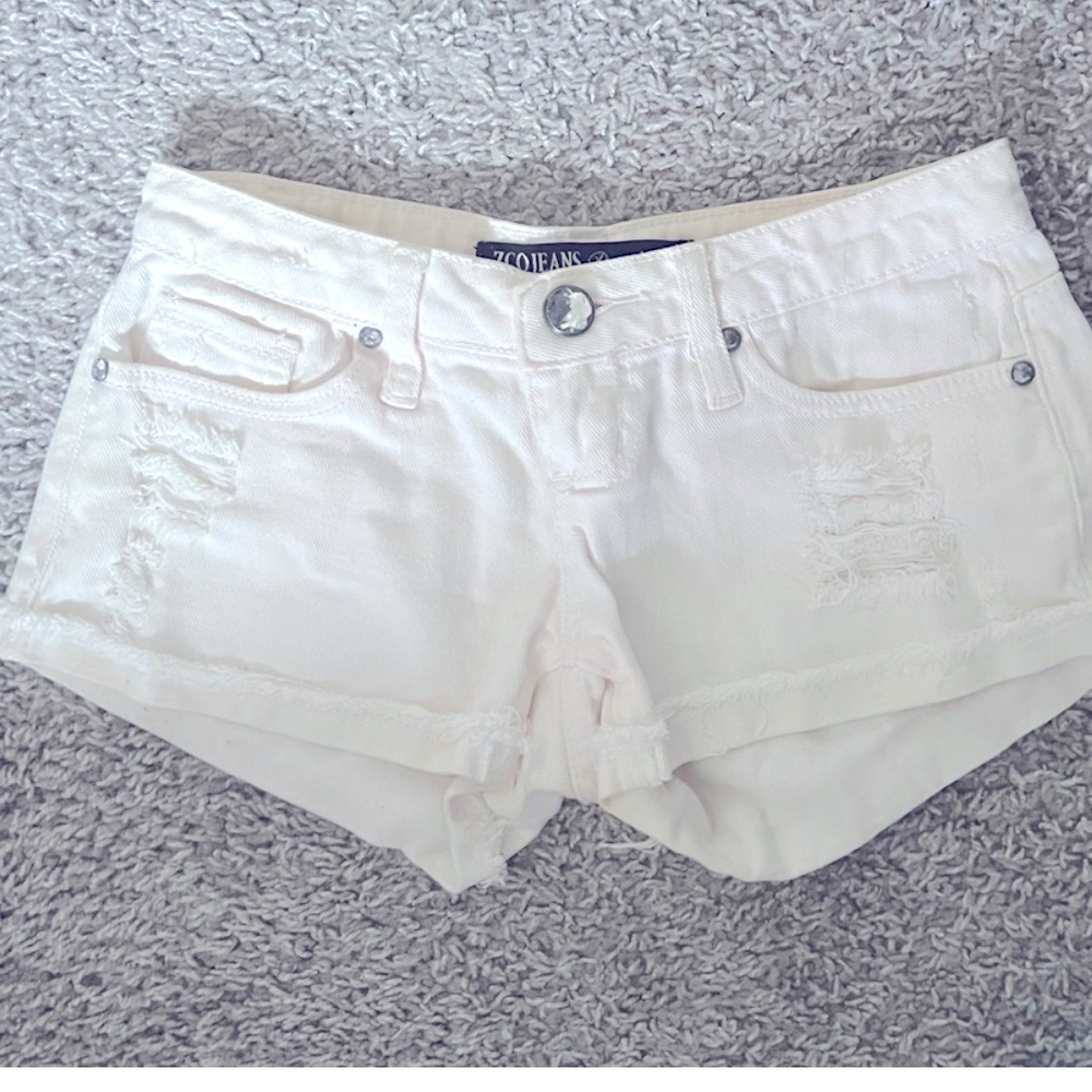 Zco | White | Denim | Shorts | Size 0